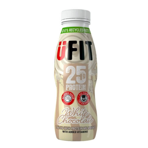 Ufit High 25g Protein Shake White Chocolate Flavour Per Bottle