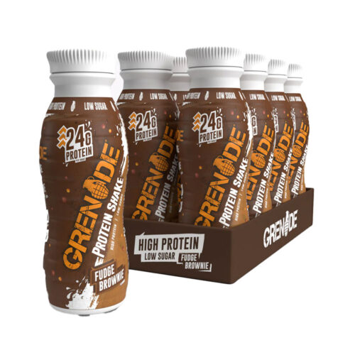 Grenade Fudge Brownie Protein Shake 330ML 8pcs Per Box Proteinbar