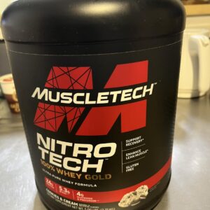 Muscletech Nitro Tech Whey Protein Performance Series Vanilla 4 Lbs photo review