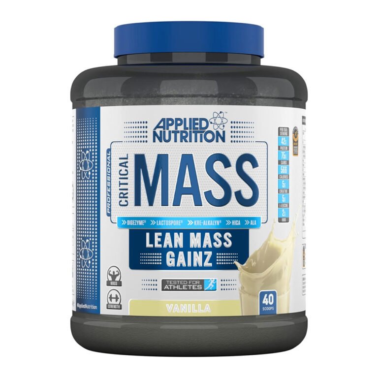 Applied Nutrition Critical Mass Lean Mass Gainer Vanilla Flavour 40