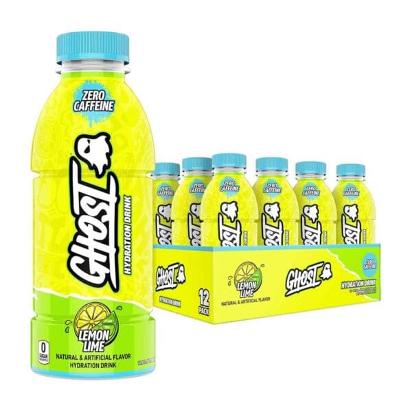 Ghost Hydration Drink Zero Caffein Lemon Lime Flavour 500ml x 12 Pcs Box