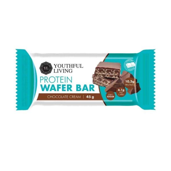 Youthful Living Protein Wafer Bar Chocolate Cream Falvour 45g