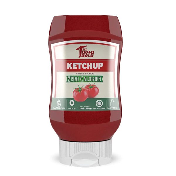Mrs Taste Ketchup Fiber Source Zero Calories Condiments and Sauces 120z 350g