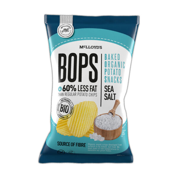 McLLoyds Baked Organic Potato Snacks Chips Sea Salt 85g