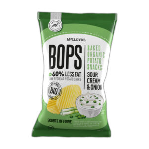 McLLoyds Baked Organic Potato Snacks Chips Sour Cream and Onion 85g