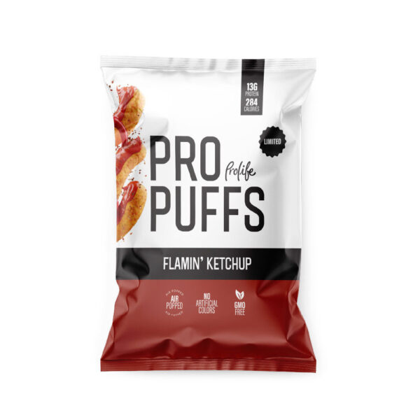 Prolife Flamin Ketchup 13g Protein Pro Puffs