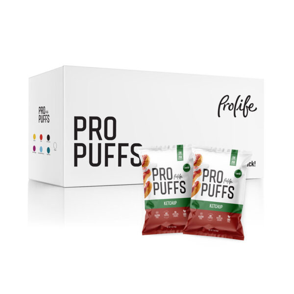 Prolife Ketchup 13g Protein Pro Puffs 20 Unit x 1 Box