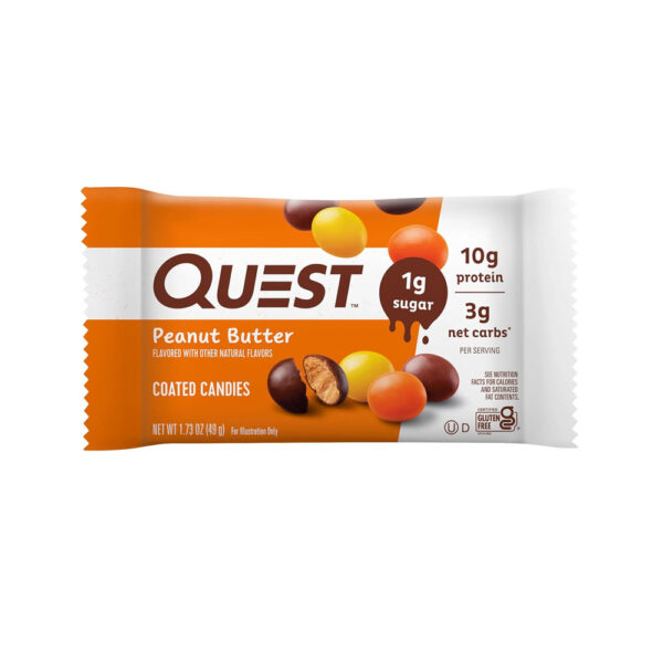 Quest Nutrition Coated Candies Peanut Butter Flavored 49g