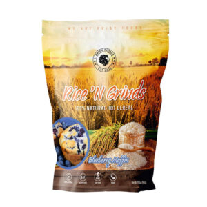 Pride Foods Rice N Grinds Natural Hot Cereal Blueberry Muffins 565g