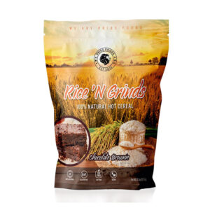 Pride Foods Rice N Grinds Natural Hot Cereal Chocolate Brownie 572.4g