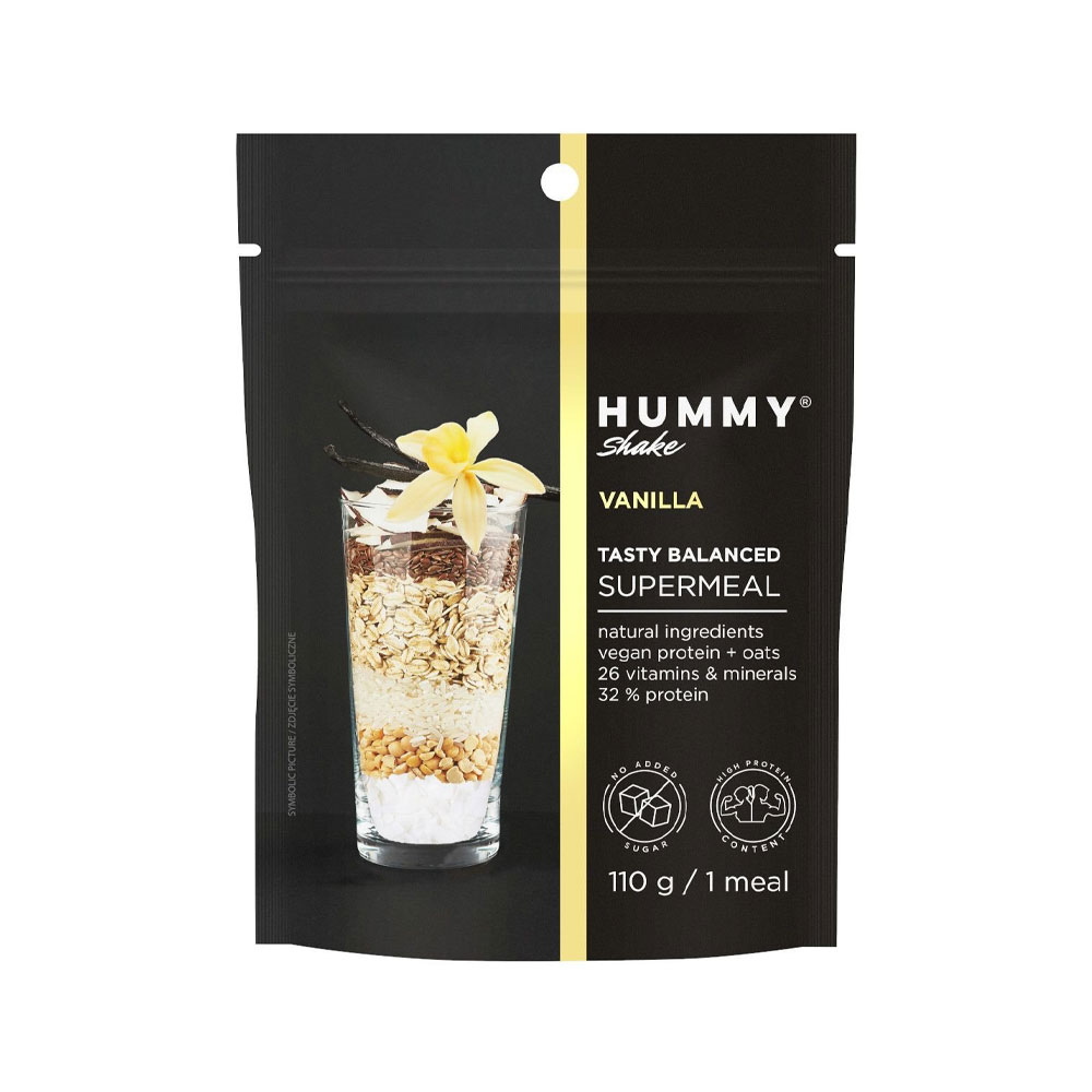 Hummy Shake Tasty Balanced Supermeal Vege Vanilla 110g