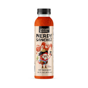 The Flavor Gang Nerdy Sanchez Hot Taco Sauce 473ml