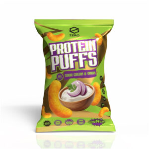 Evolve Nutrition Zero Protein Puffs Sour Cream and Onion 40g