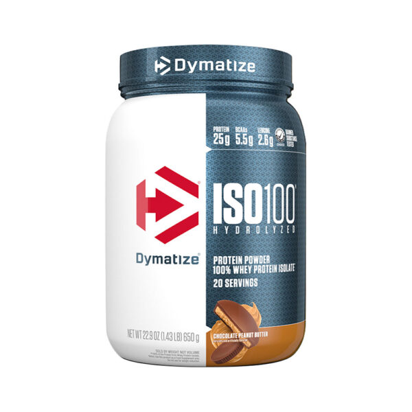 Dymatize ISO100 Hydrolyzed Whey Protein Powder Isolate Chocolate Peanut ...