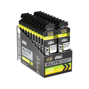 Applied Nutrition Endurance Elite Performance Energy Gel Lemon and Lime Natural Flavour 20 x 60ml Box