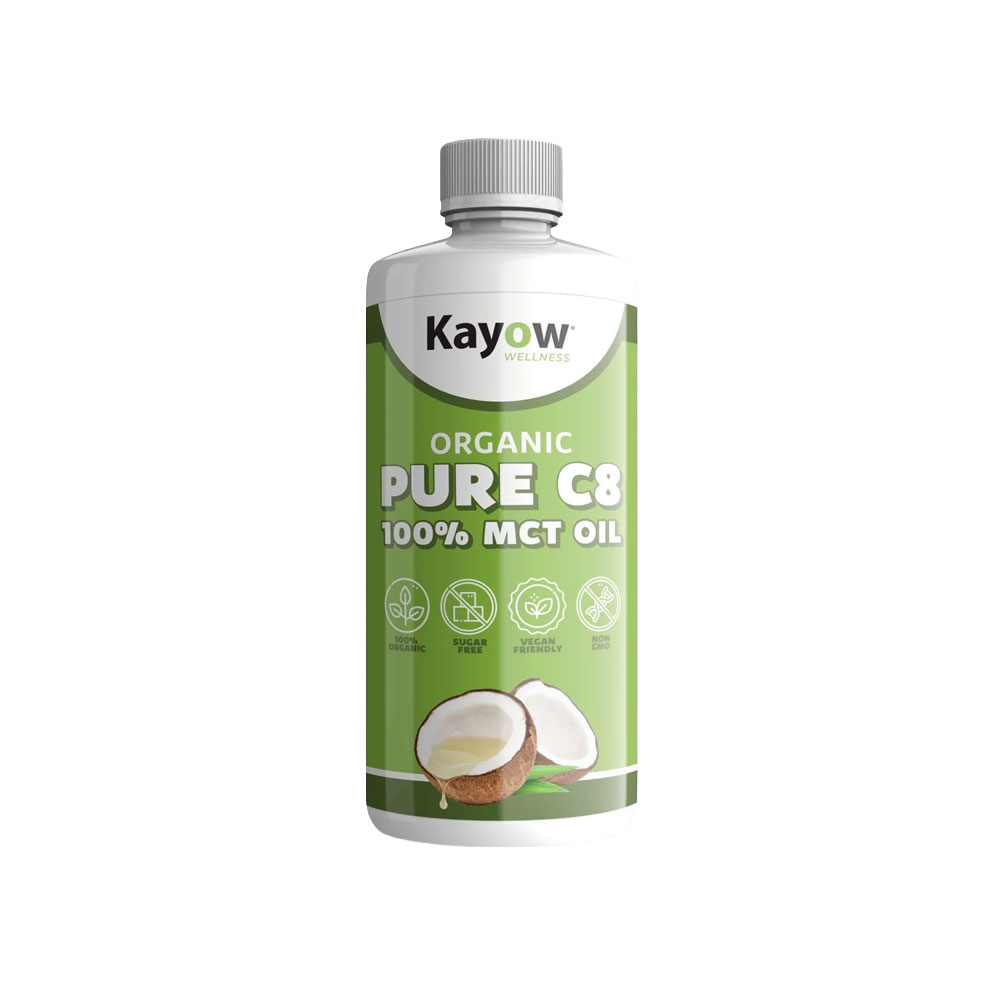 Kayow Nutrition Wellness Organic Pure C8 MCT Oil 500ml