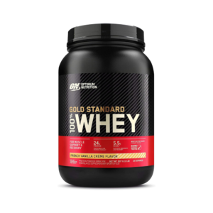 Optimum Nutrition Gold Standard 100% Whey Protein Powder French Vanilla Creme 2LB 29 Servings
