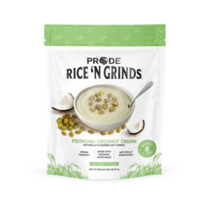 Pride Foods Rice N Grinds Pistachio Coconut Cream Naturally Flavored Hot Cereal 571g