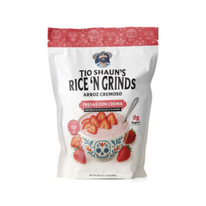 Pride Foods Tio Shaun Rice N Grinds Arroz Cremoso Fresas Con Crema Naturally and Artificially Flavored 808g