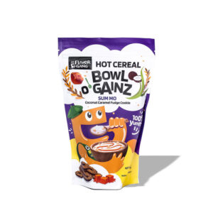 The Flavor Gang Hot Cereal Bowl O Gainz Sum Mo Coconut Caramel Fudge Cookie 681g
